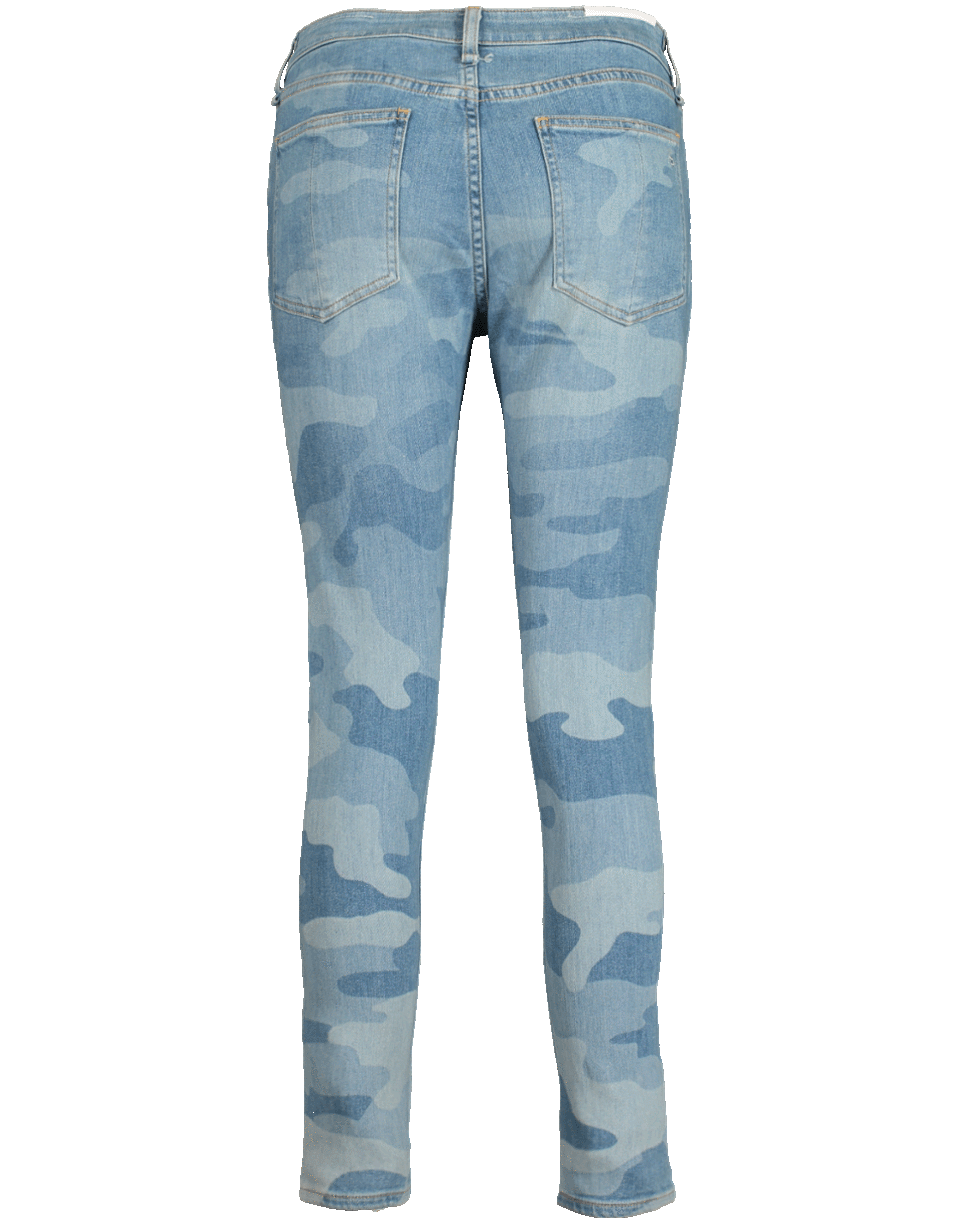 Rag & Bone Stretch Mid-Rise Camo Ankle Skinny Denim Jeans